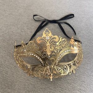 Gold masquerade mask